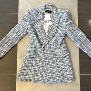 Tweed blue blazer